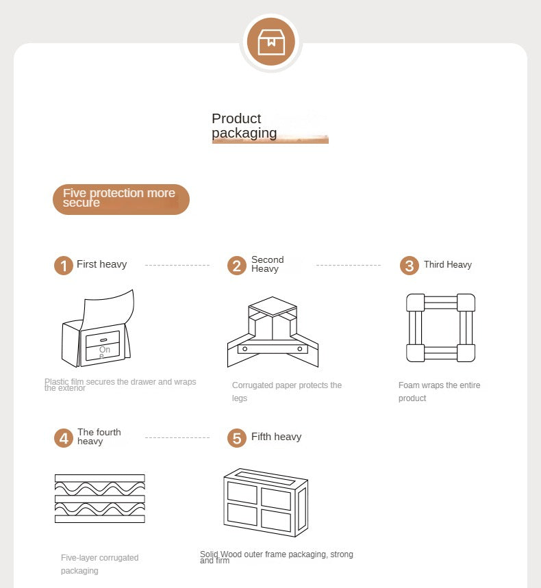 Poplar Solid Wood Floor Storage TV Cabinet.