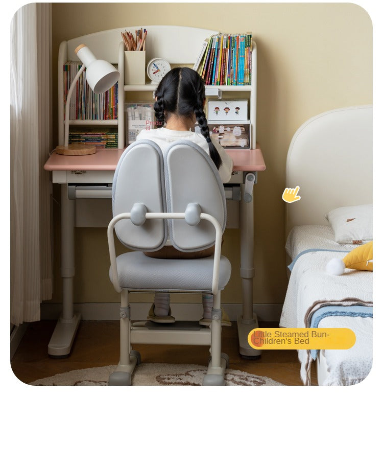 Poplar Solid Wood Children's Study Desk.