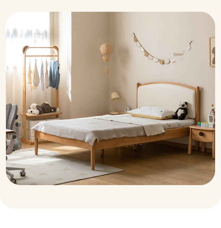 Beech solid wood Children's Soft Bed<