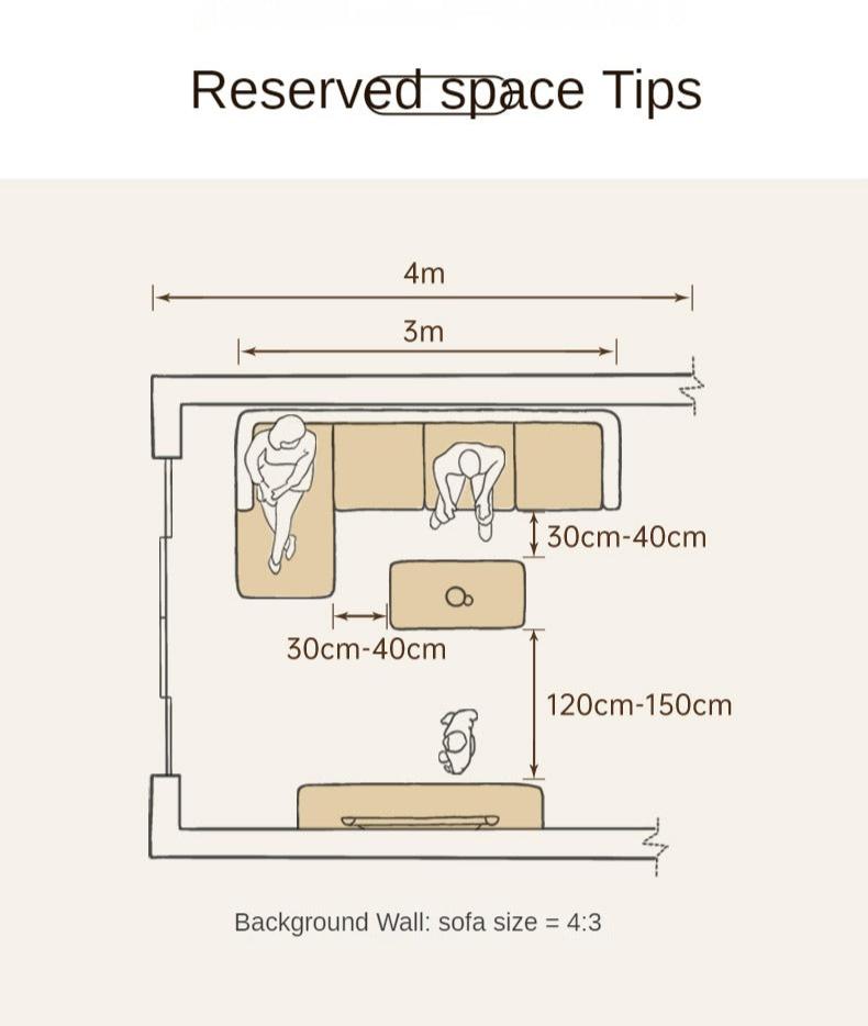 Fabric Straight Sofa Modern Simple,