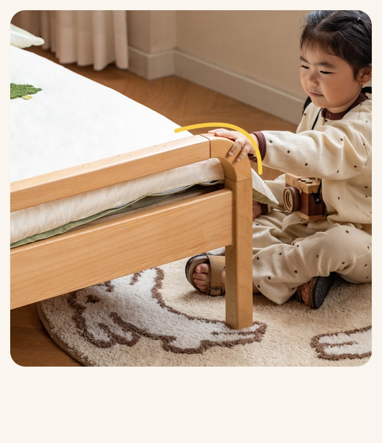 Beech solid wood kids bed