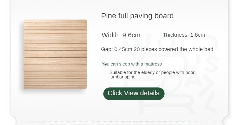 Beech, Oak, Black Walnut Solid Wood Fabric Soft Bed