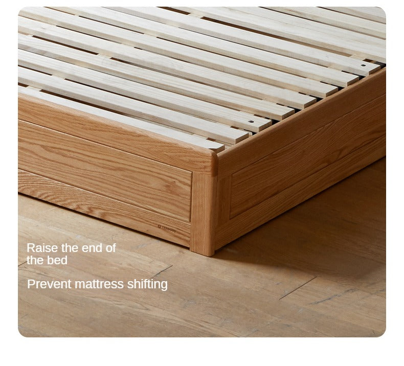 Oak Solid Wood Box Bed Storage Technology Cloth