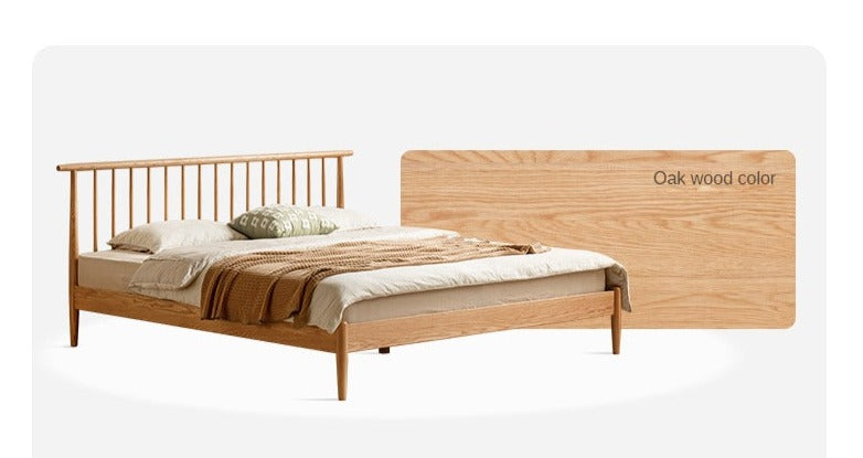 Oak, Beech Solid Wood Windsor Bed