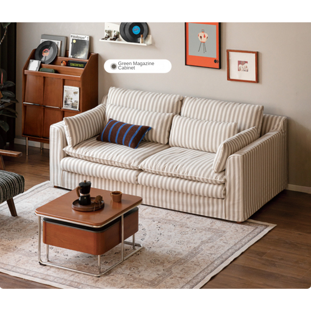 Fabric Three Seat Modular Sofa Modern-