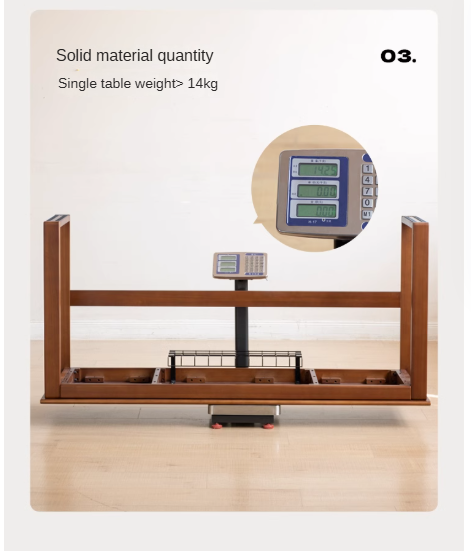 Poplar Solid Wood Narrow Office Desk.