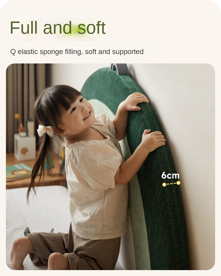 Beech Solid Wood Children's Rainbow Montessori Platform Bed.