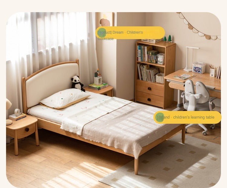 Beech solid wood Children's Soft Bed<