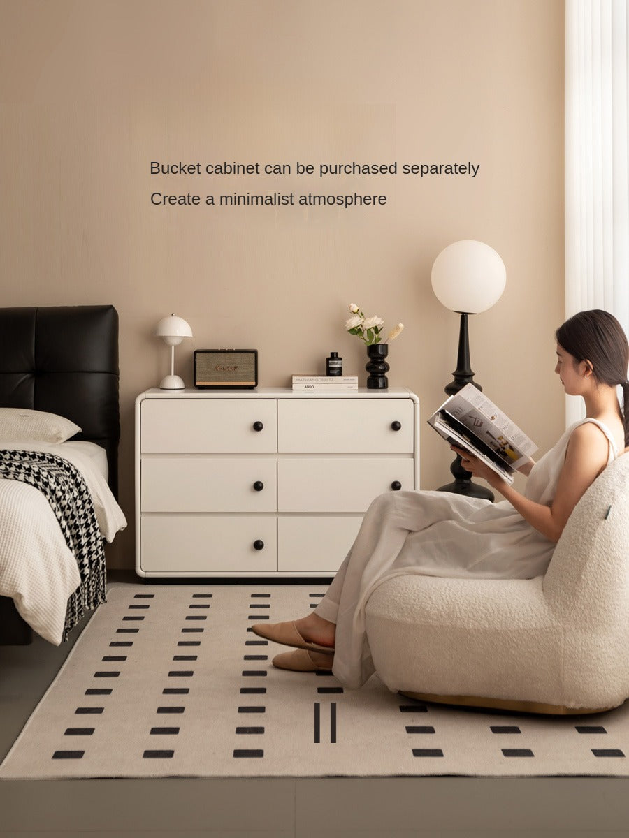 Solid Rubberwood Cream Style Dressing Table.