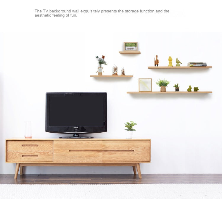 Black Walnut, Oak Solid Wood Wall Rack Hanging Wall