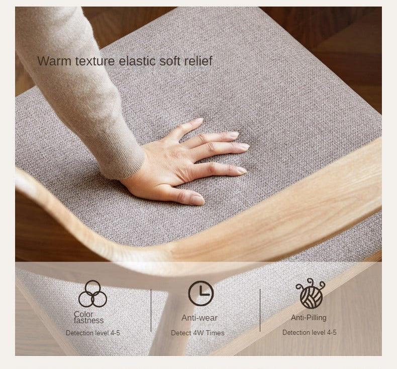 Ash Solid Wood Elegant Armchair