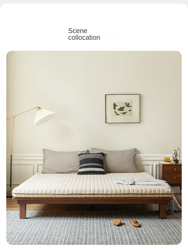 Natural jute Latex Mattress, No-Glue, Antibacterial, Anti-Mite, Hard Hemp Pad 12cm, 10cm, 8cm