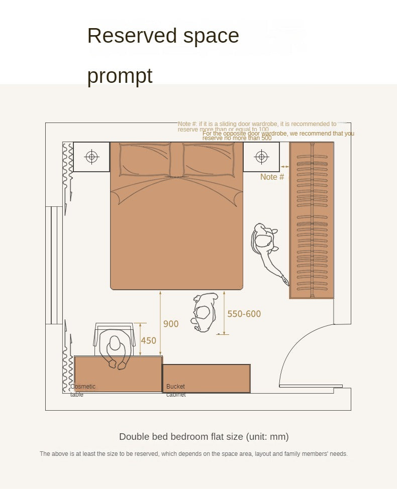 Fabric Soft Bed White Cream Style
