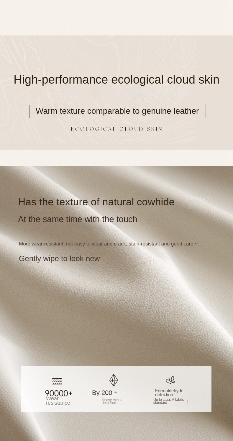 Ecological Cloud Leather Electric High Back Sofa Bed.
