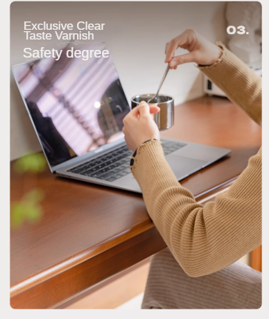 Poplar Solid Wood Narrow Office Desk.