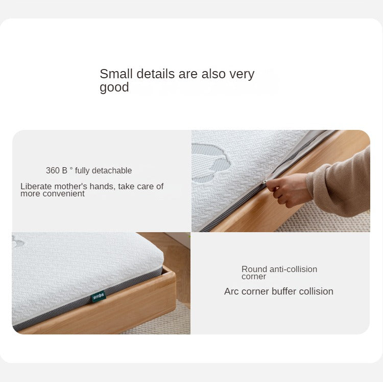 Eco-Friendly Children's Mattress Zero-Glue Firm Mattress with Natural Jute, Coconut Fiber, and Spring Support 15cm, 8 cm