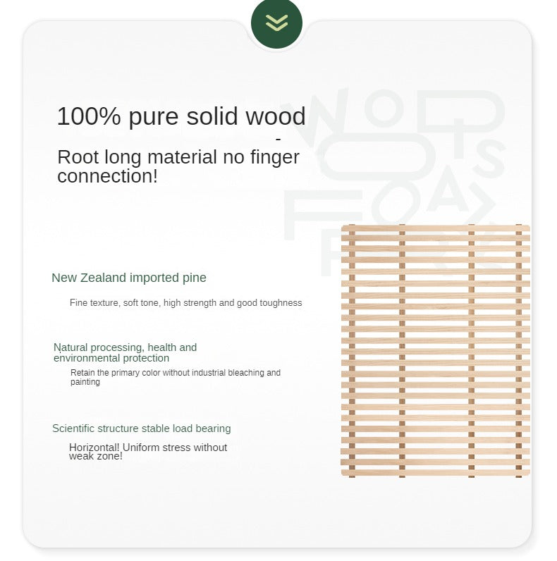 Oak Solid Wood Box Bed Storage Technology Cloth