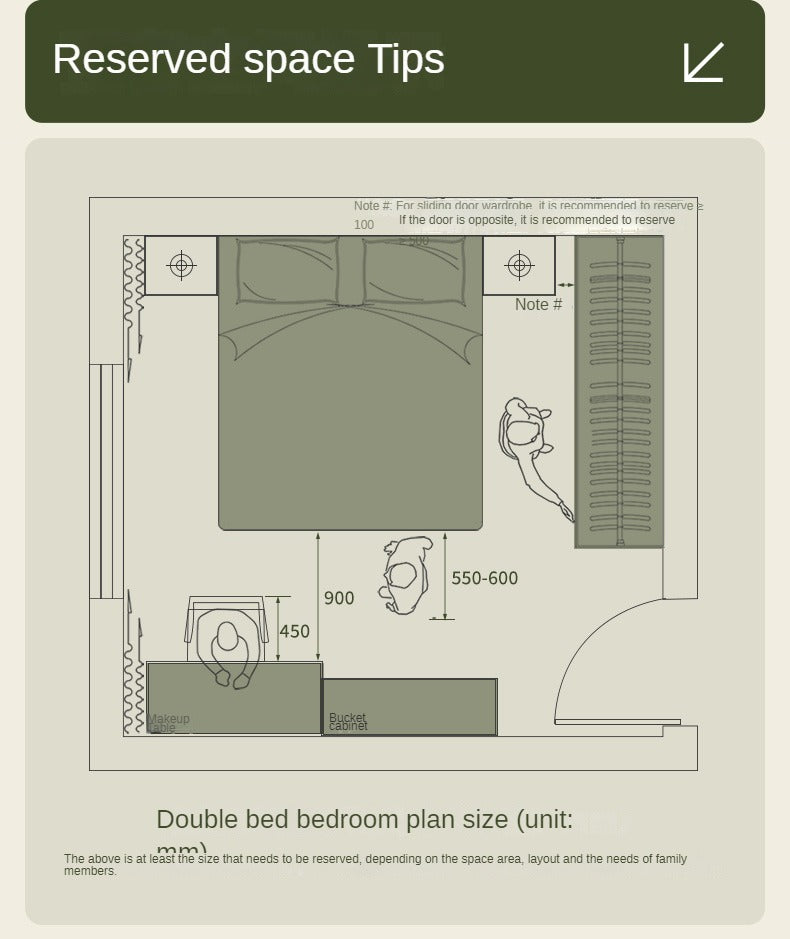 Cherry Solid Wood Leather Soft Suspended Bed