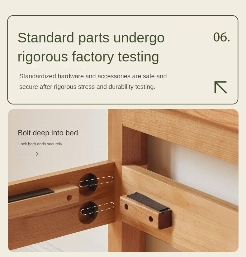 Cherry solid wood bed - SPECIAL PRICE