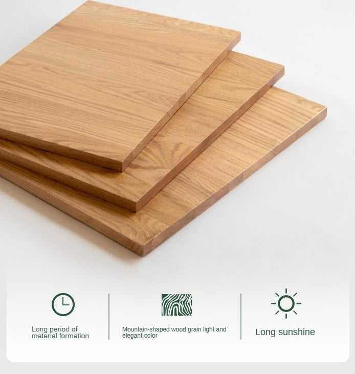 Oak, Rubber Solid Wood TV Cabinet Floor Combination,