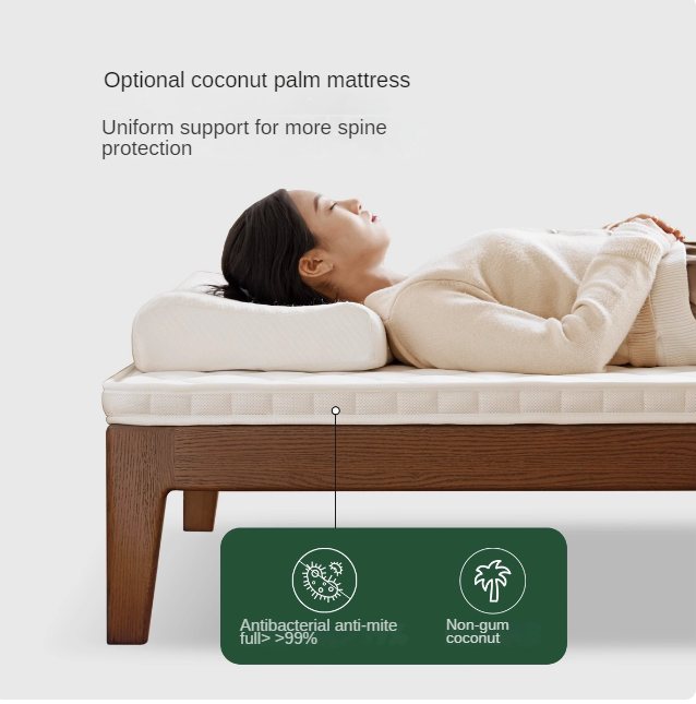 Oak, Beech, Solid Rubberwood Folding Single Retractable Sofa Bed.