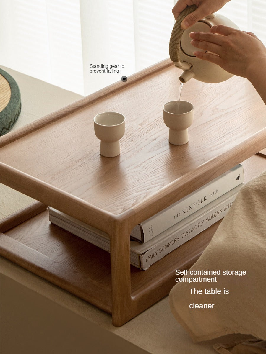 Oak, Ash Solid Wood Bay Window Table