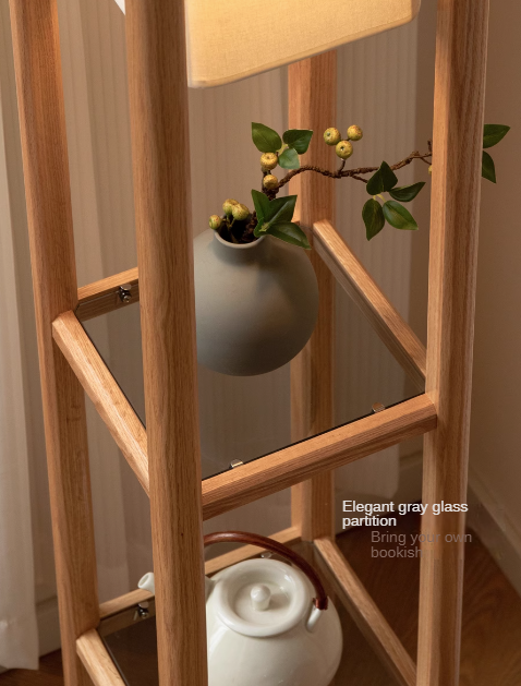 Oak Solid Wood Bright Lamp