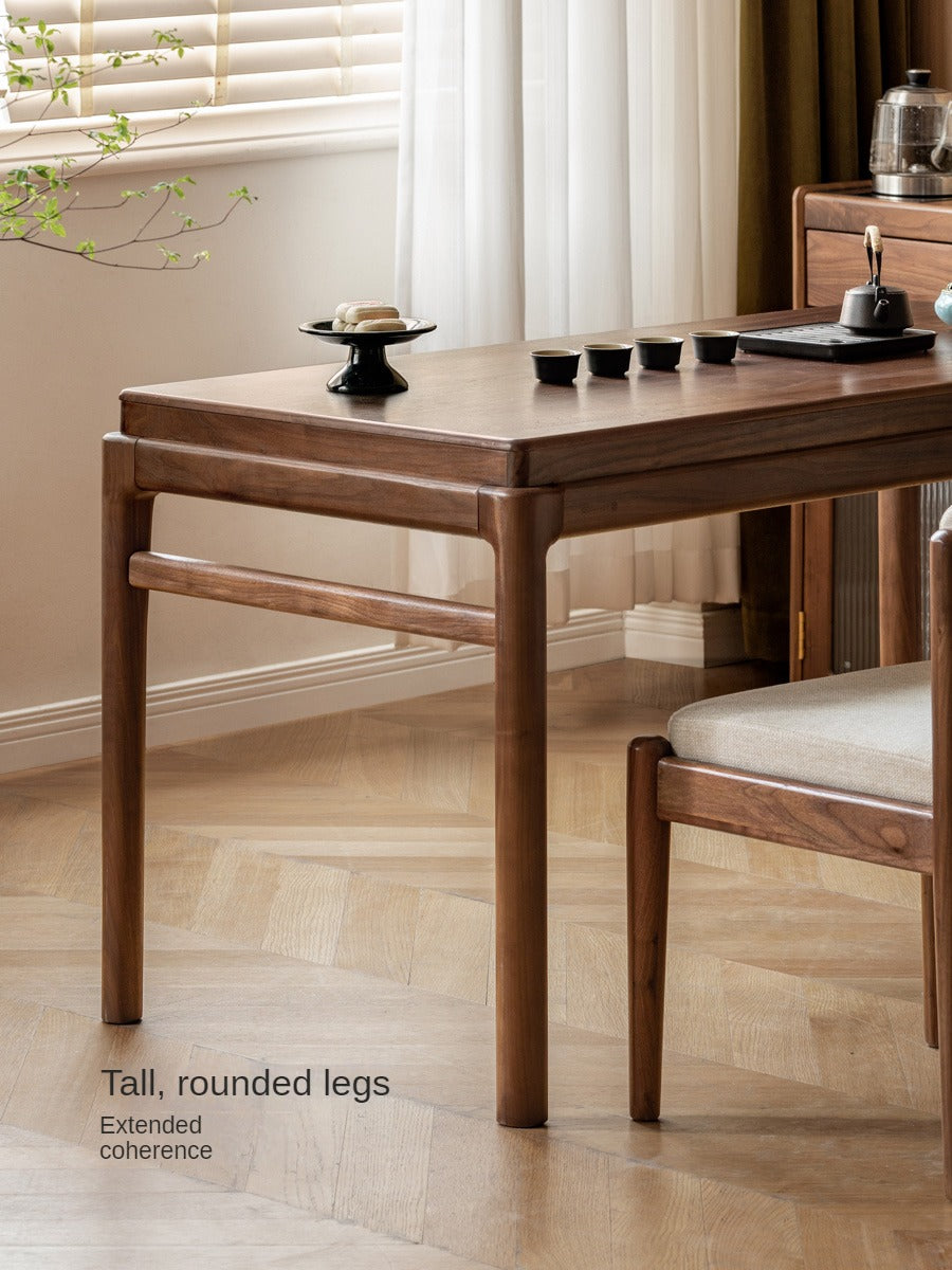 Black Walnut Solid Wood Tea Table