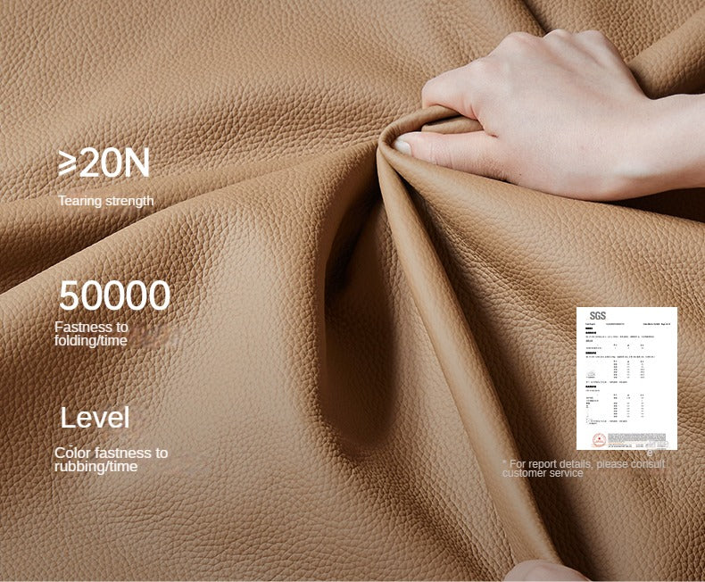 Leather Electric Head Layer Leather Adjustable Function Sofa.