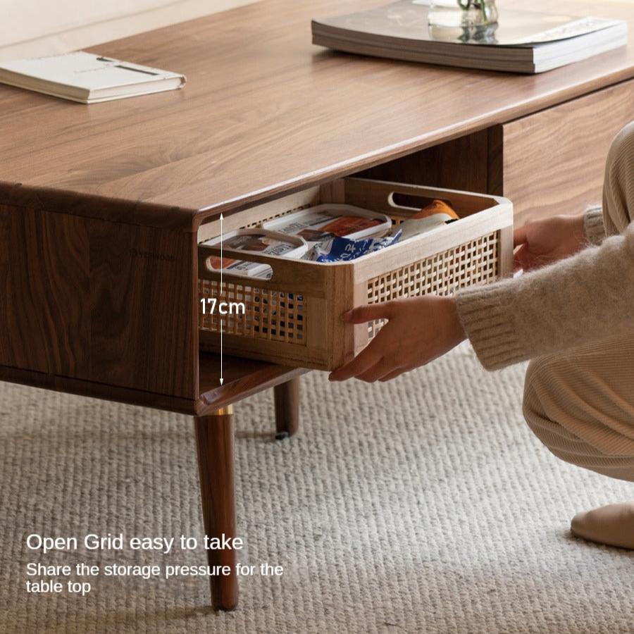 Black Walnut Solid Wood Coffee Table