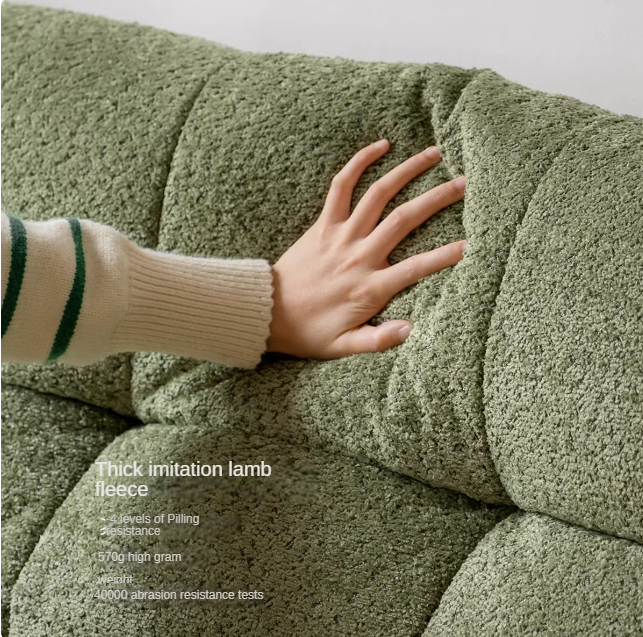 Fabric Sleeper Sofa Modern Simple
