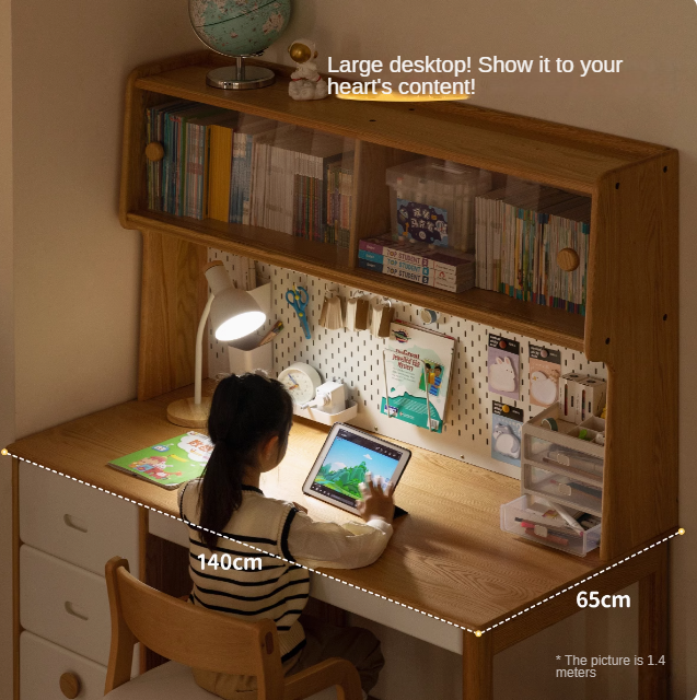 Oak Solid Wood Modern Children's Study Table