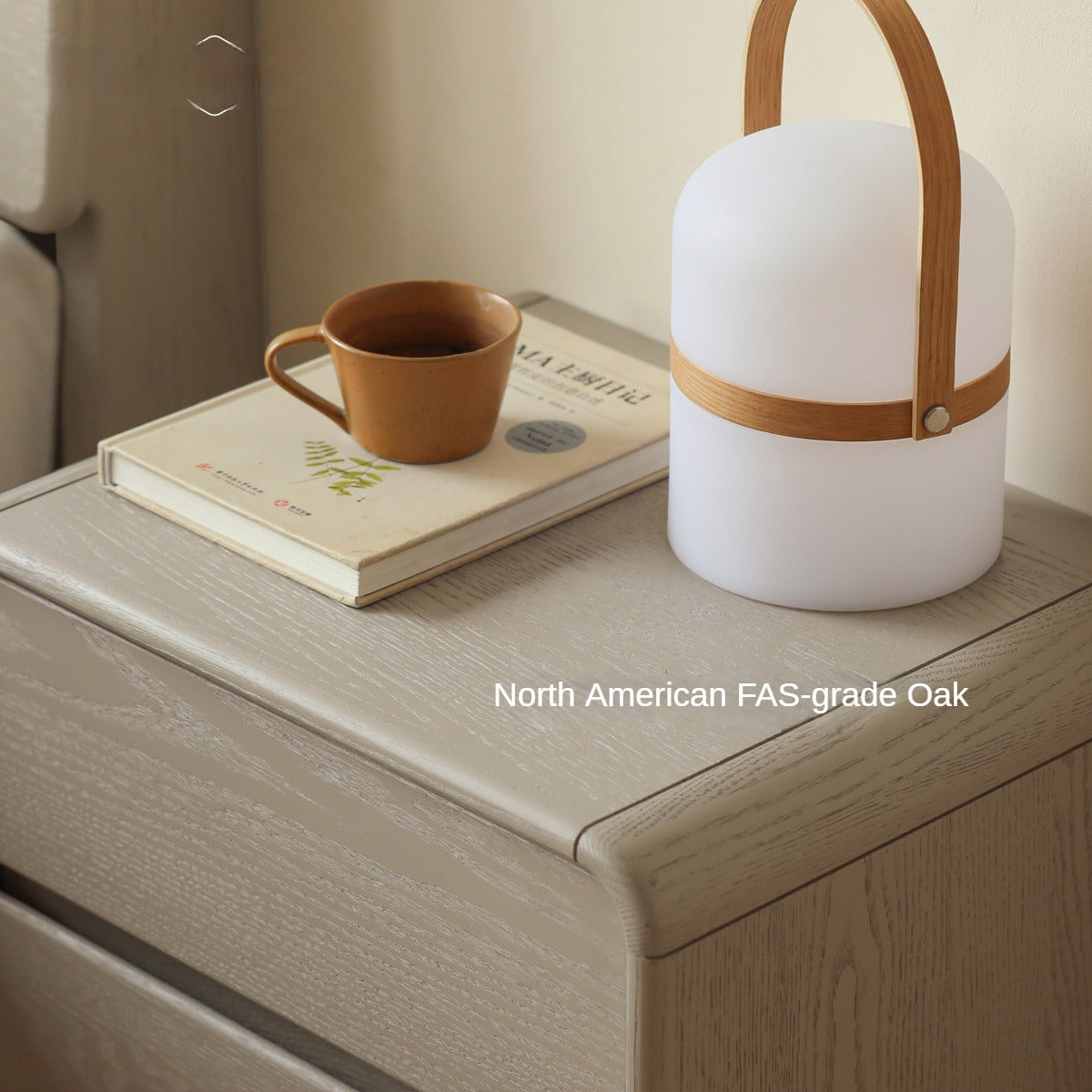 Tulipwood Solid Wood Nightstand Light Luxury.