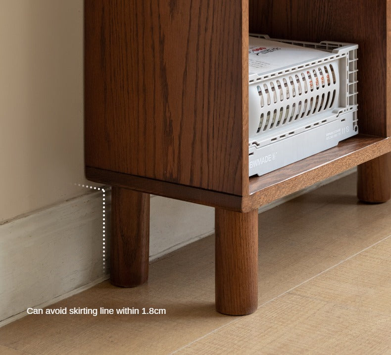 Oak, Beech Solid Wood Free Combination Bookshelf