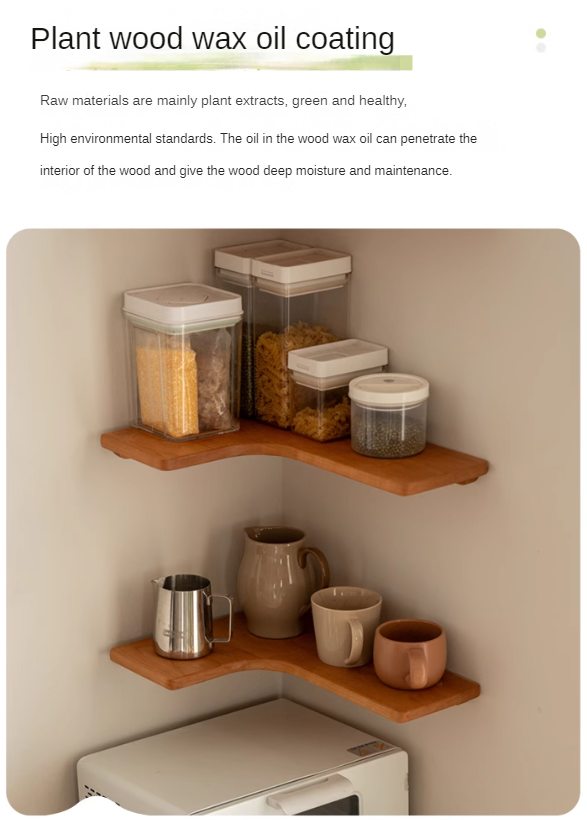 Oak, Cherry, Black Walnut Solid Wood Corner Rack, Bookshelf