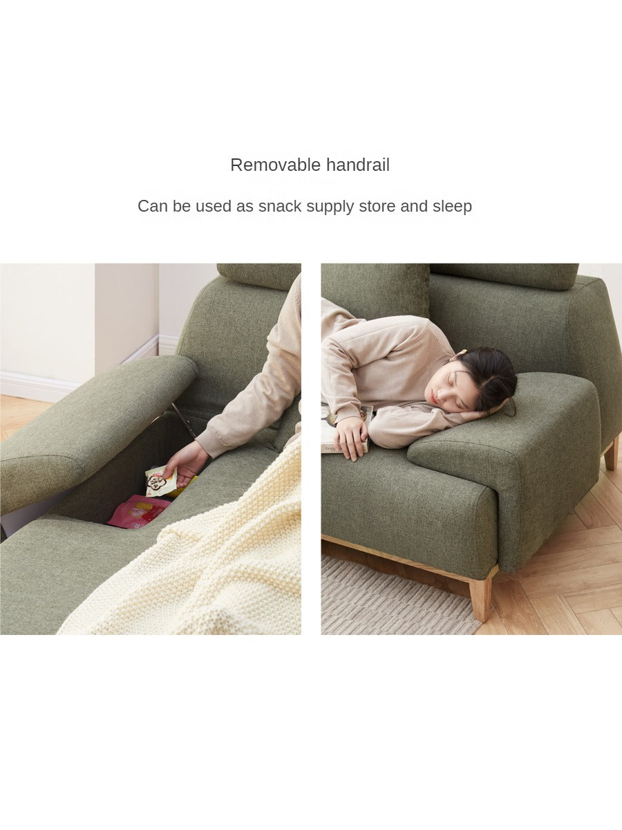 Fabric Modern Corner Sofa with High Back, Frame - Russian Larch