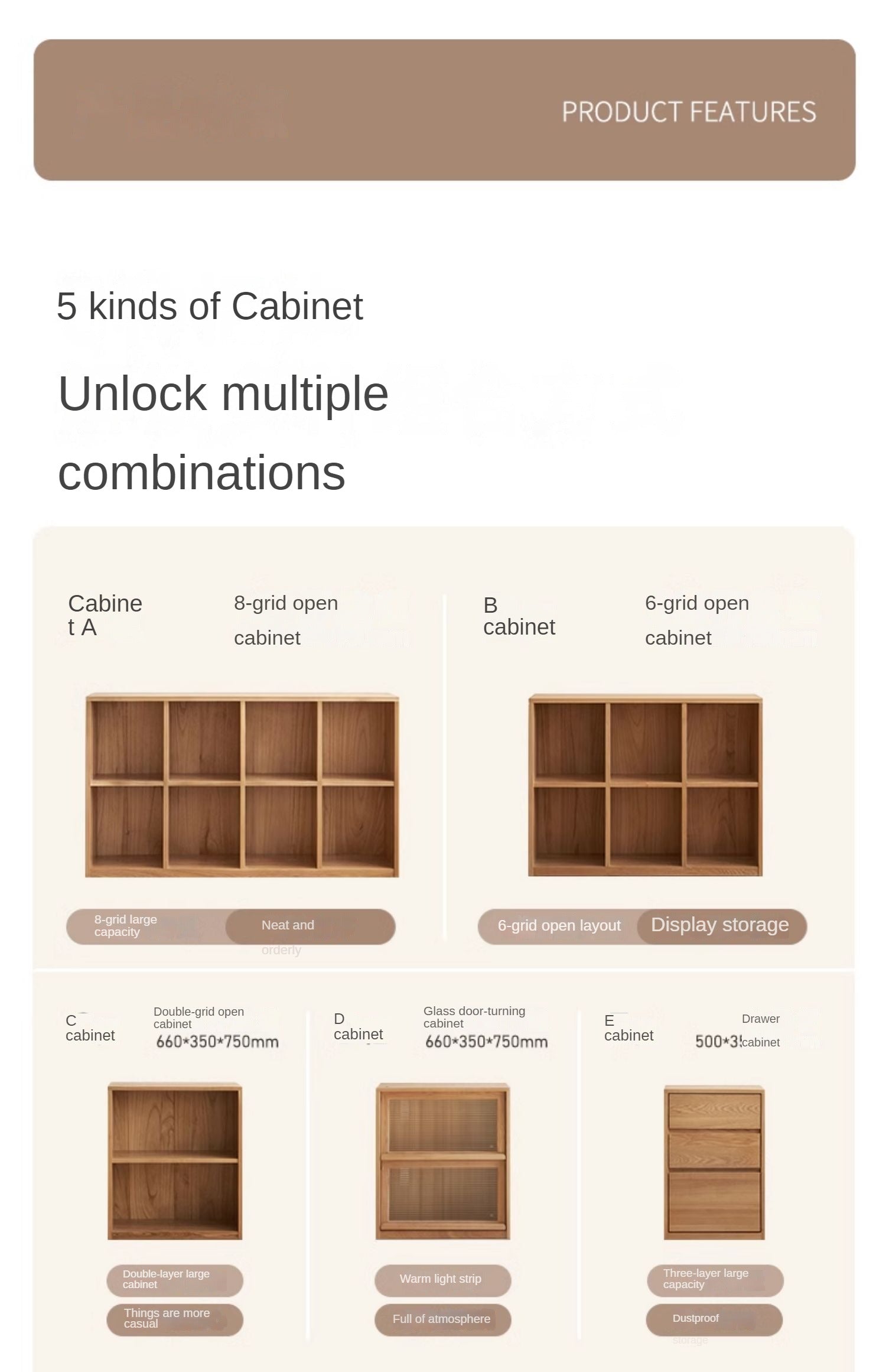 Ash Solid Wood Bookcase Simple Floor Bookshelf
