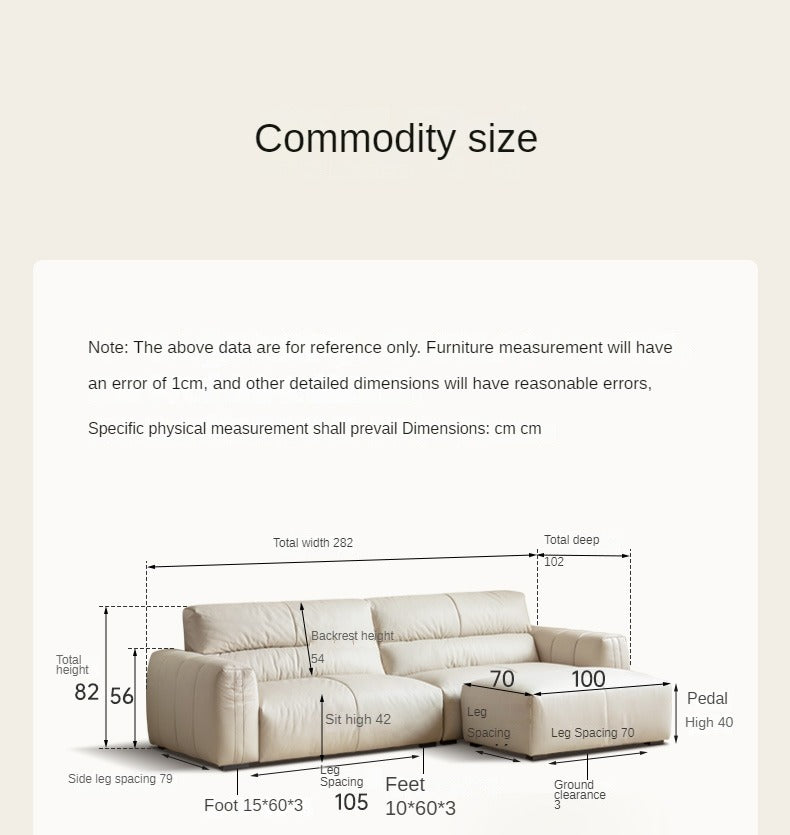 Fabric Cream Style Cat Scratching Cloth Sofa.