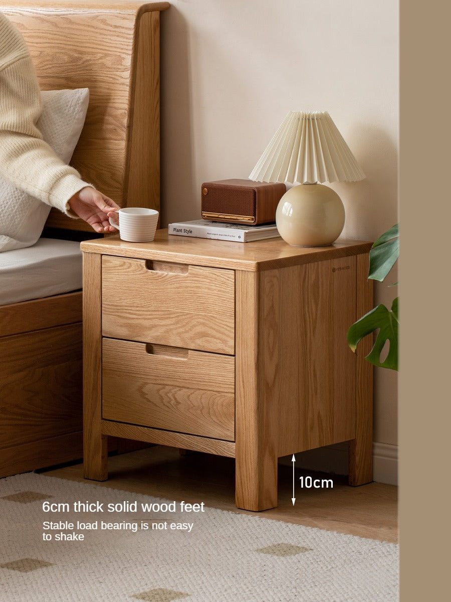 Oak Solid Wood Nightstand