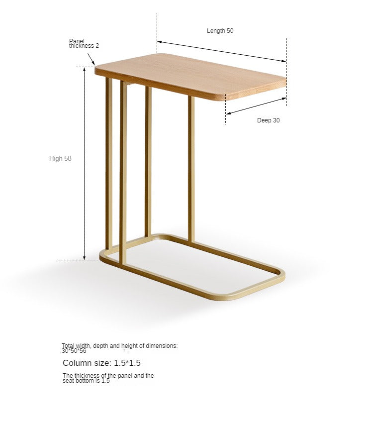 Oak Solid Wood Side Table