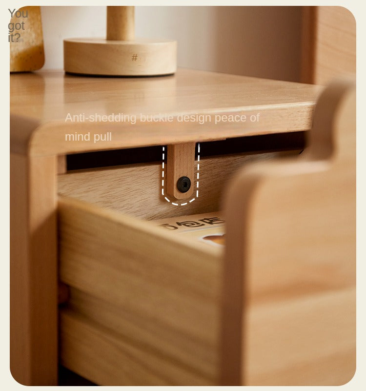Beech Solid Wood Creative Сhildren's Nightstand