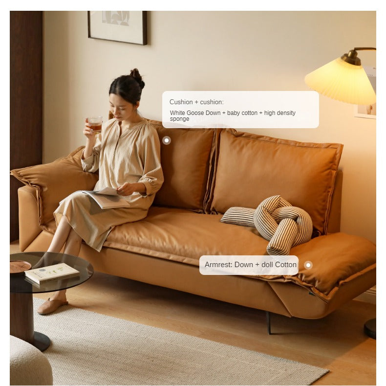 Technology Cloth folding Down Sofa,