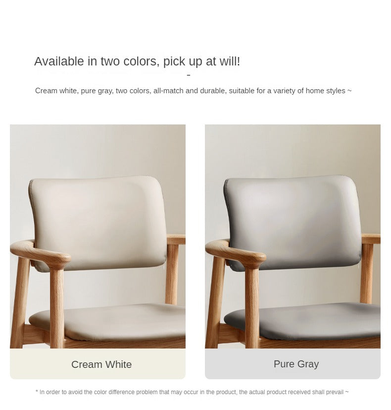 Oak Solid Wood Leisure Armchair