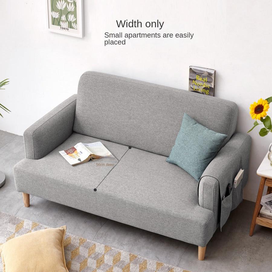 Fabric Double Sofa Scandinavian.
