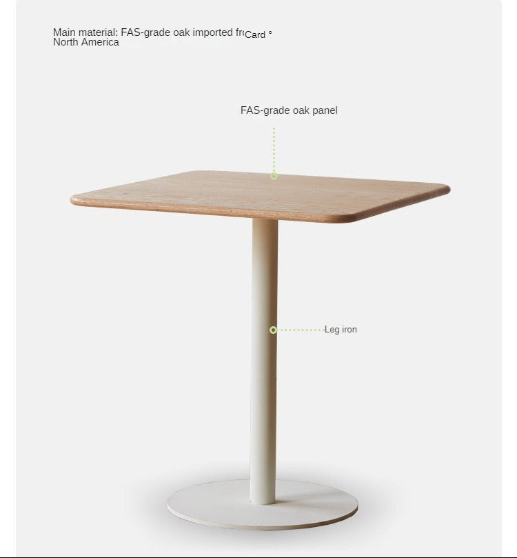 Oak Solid Wood Lifting Side Table