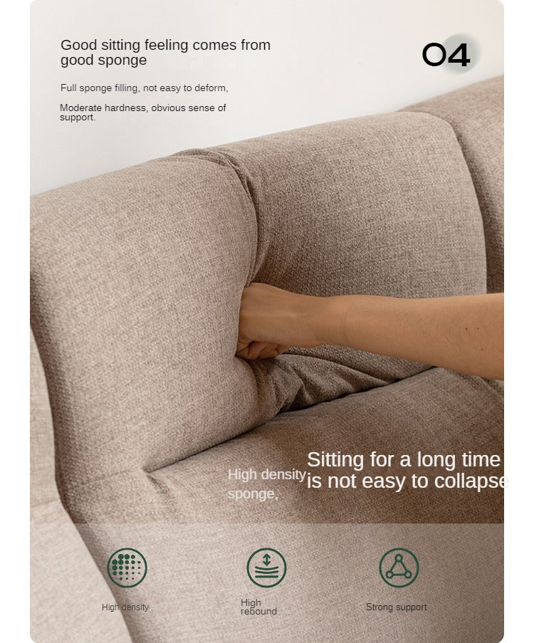 Ash Solid Wood Modern Sofa.