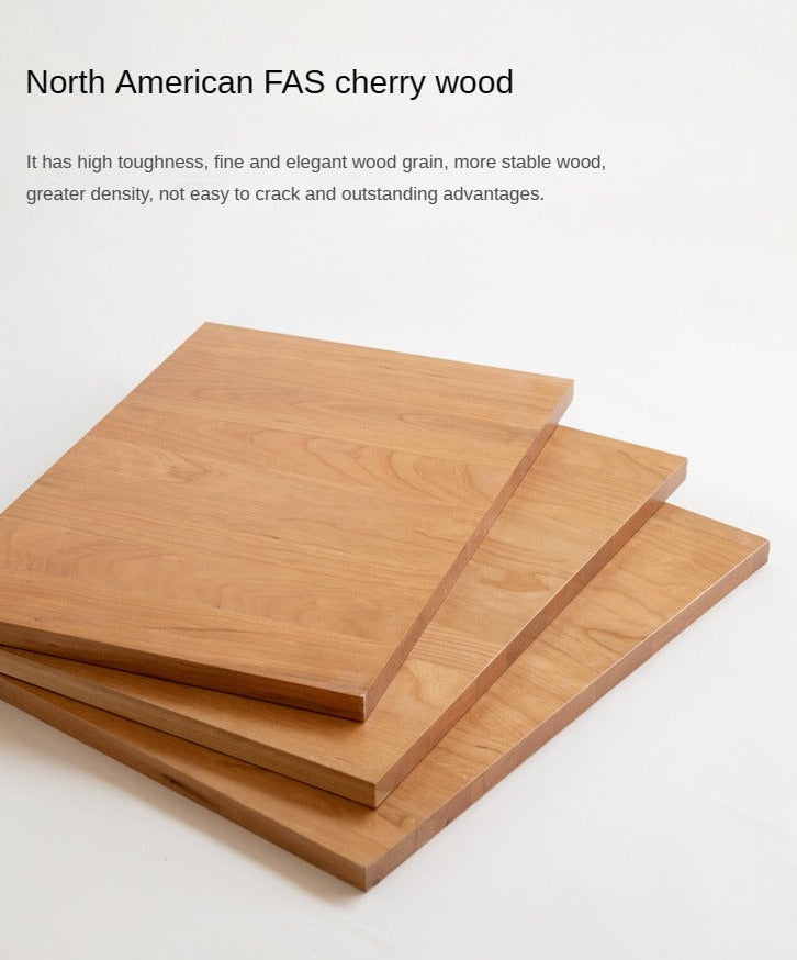 Cherry Solid Wood Black Label Leather Down Sofa.