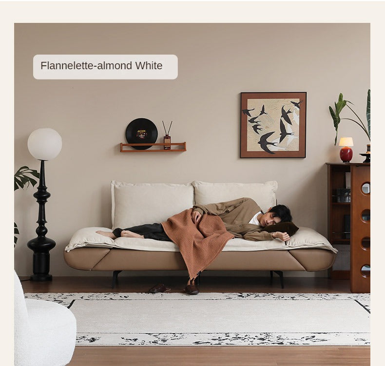 Fabric Straight Sofa Modern Simple,