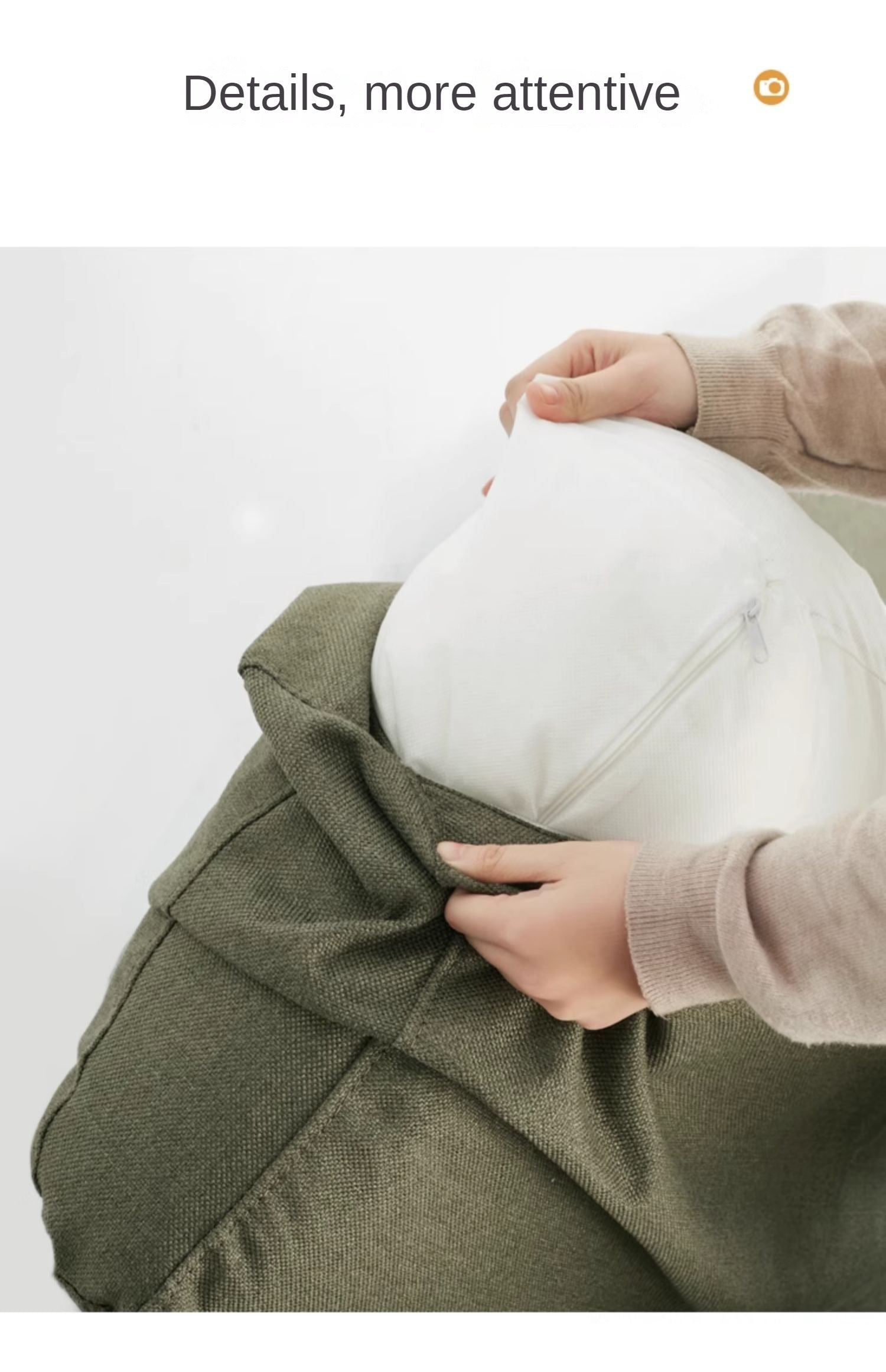 Beech Solid Wood Soft-covered Sofa.