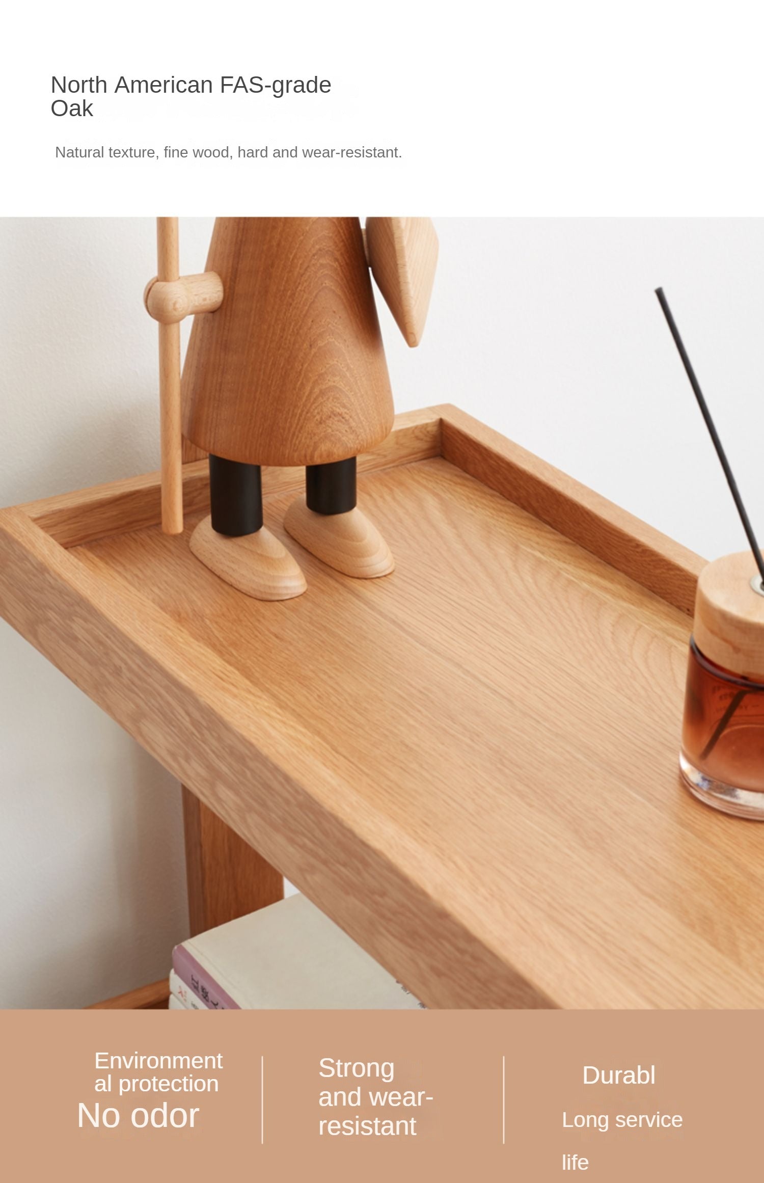 Oak Solid Wood Flower Rack